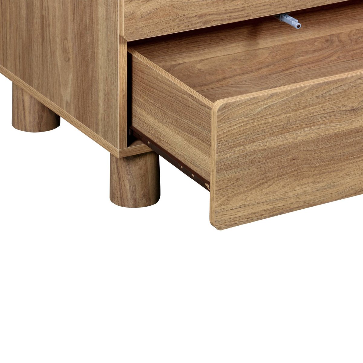Commode décor bois 6 tiroirs AYANA bois de noisetier, SWEEEK