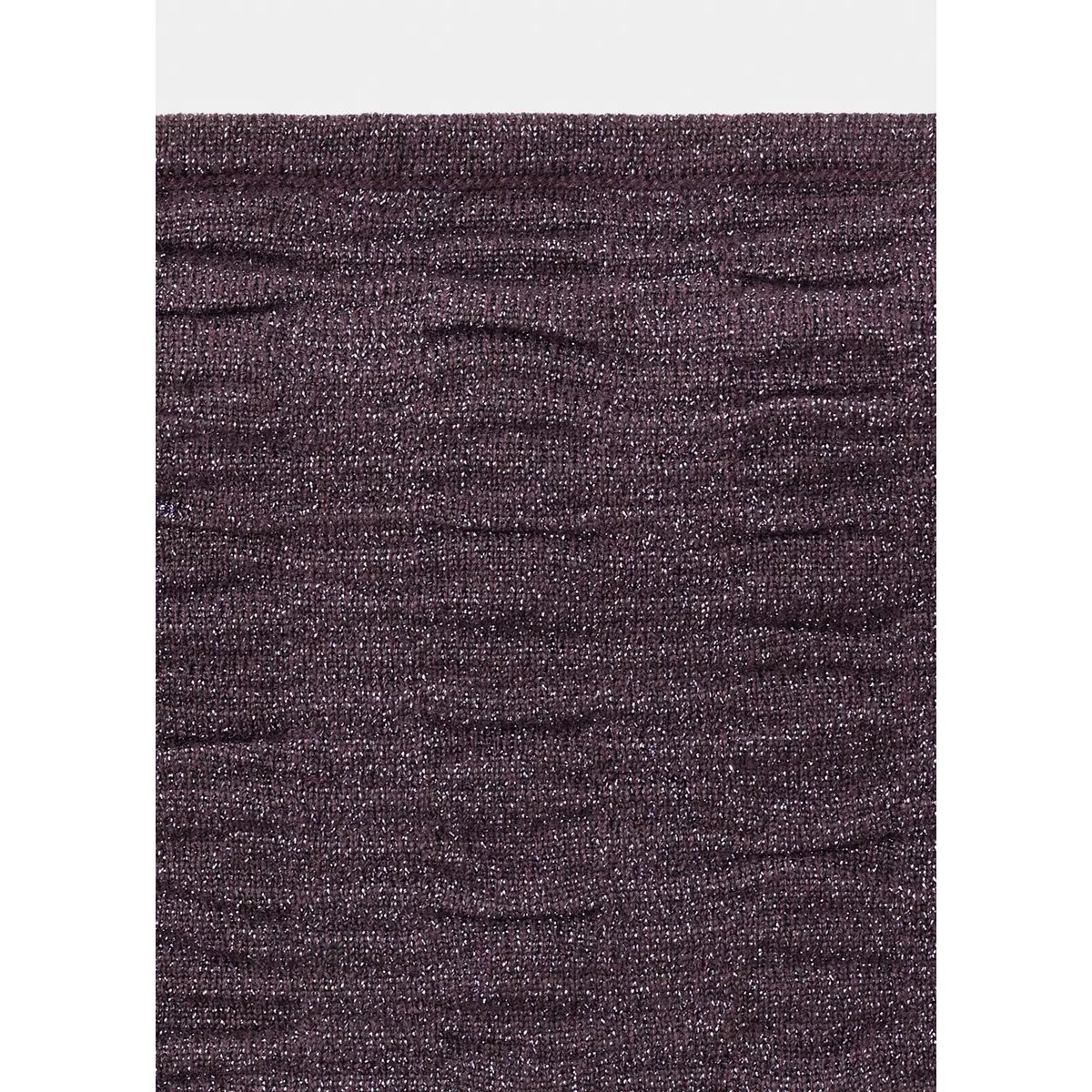 Top bandeau métallisé violet, MANGO TEEN