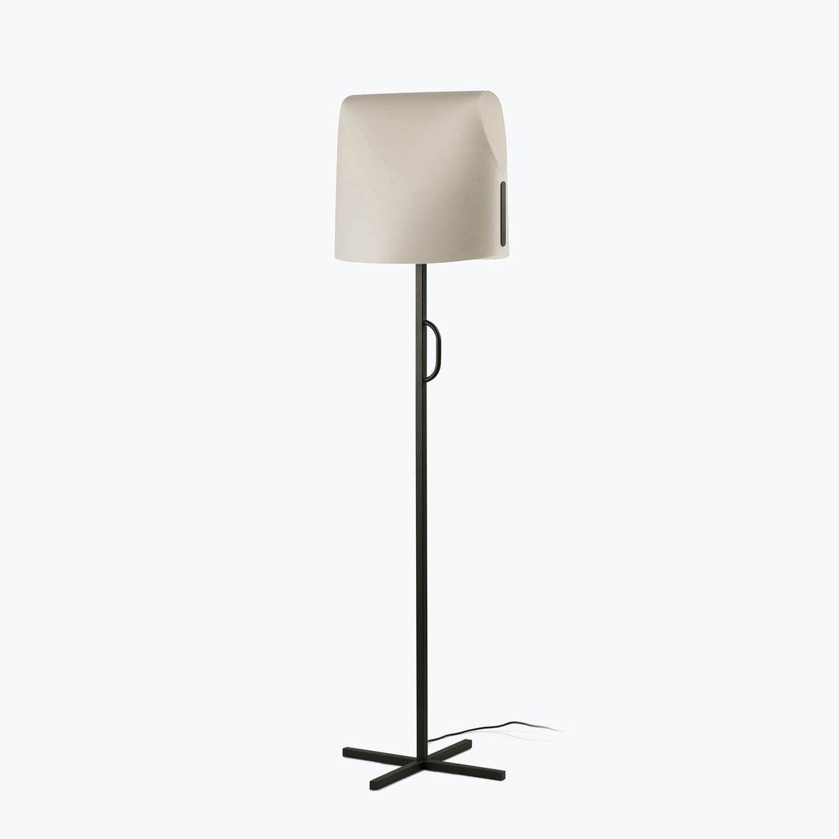 Lampadaire LUANG noir beige, FARO