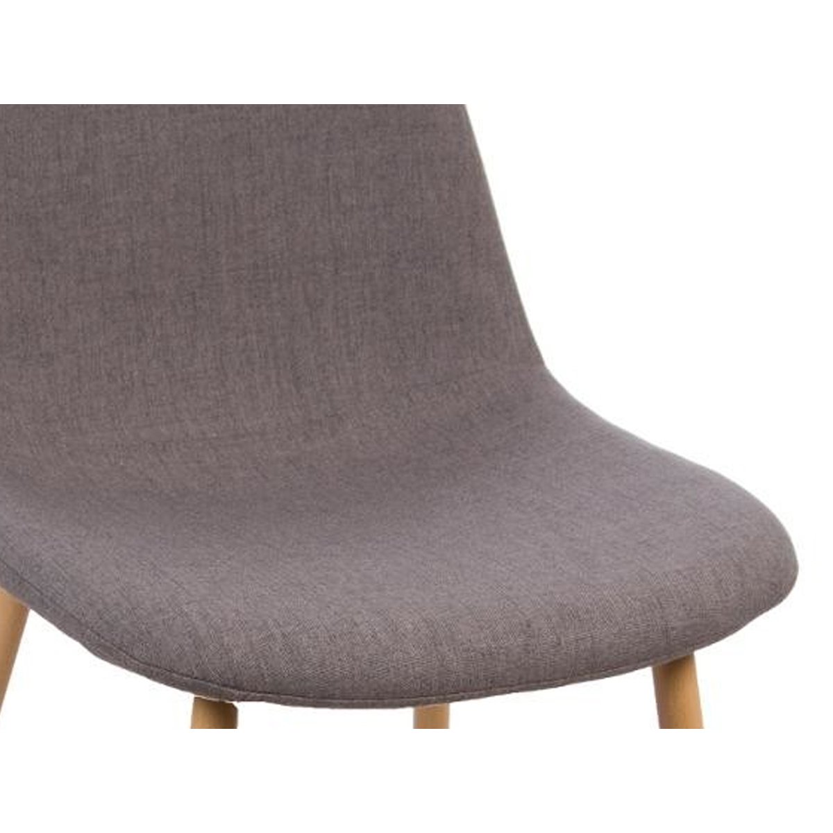 Chaise design scandinave ROKA gris foncé, ATMOSPHERA