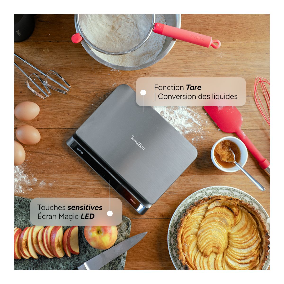Balance de cuisine PRO USB 15 15377 couleur unique, TERRAILLON