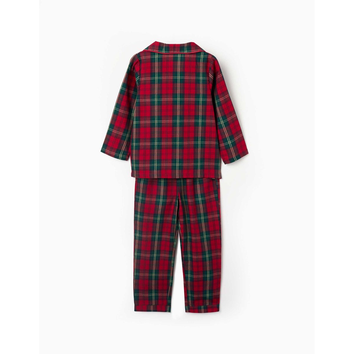 Pyjama en flanelle avec motif à carreaux You&Me multicolore, ZIPPY