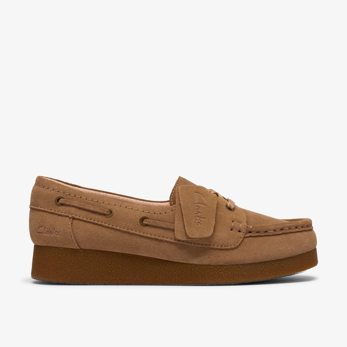 Mocassins Suède WALLABEE EVO beige sable, CLARKS
