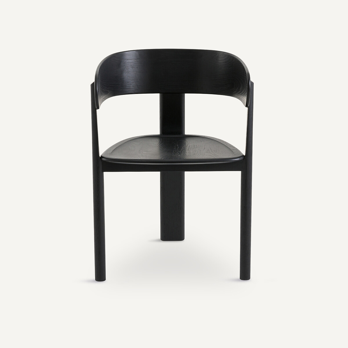 Fauteuil de table chêne et plaqué MARAIS noir, AM.PM X EMMANUEL GALLINA