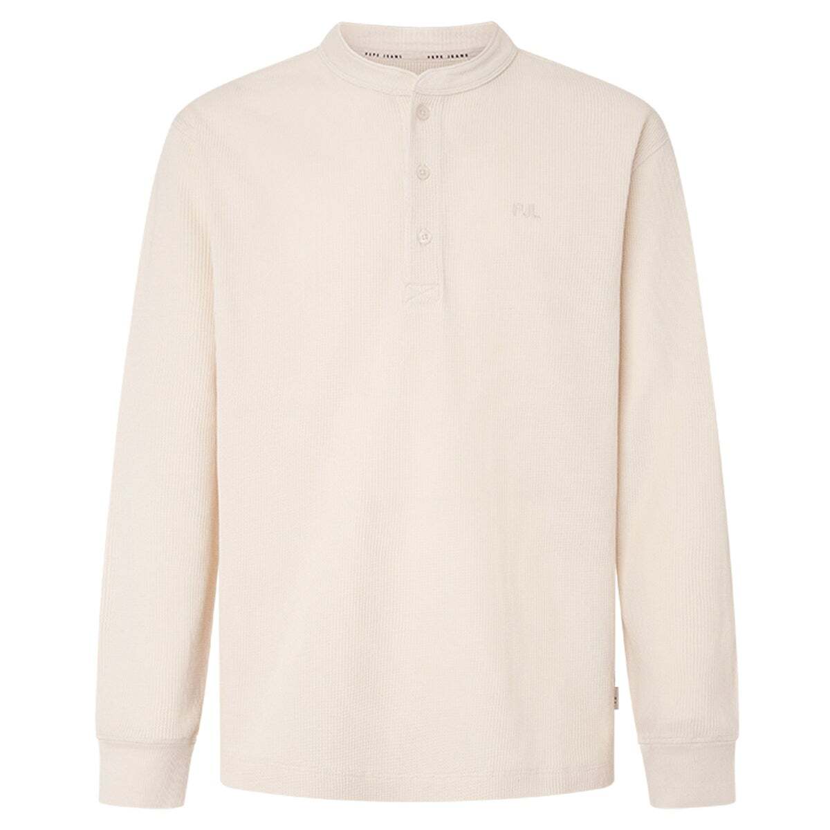 T-Shirt À Manches Longues, Coupe Relax blanc ivoire, PEPE JEANS