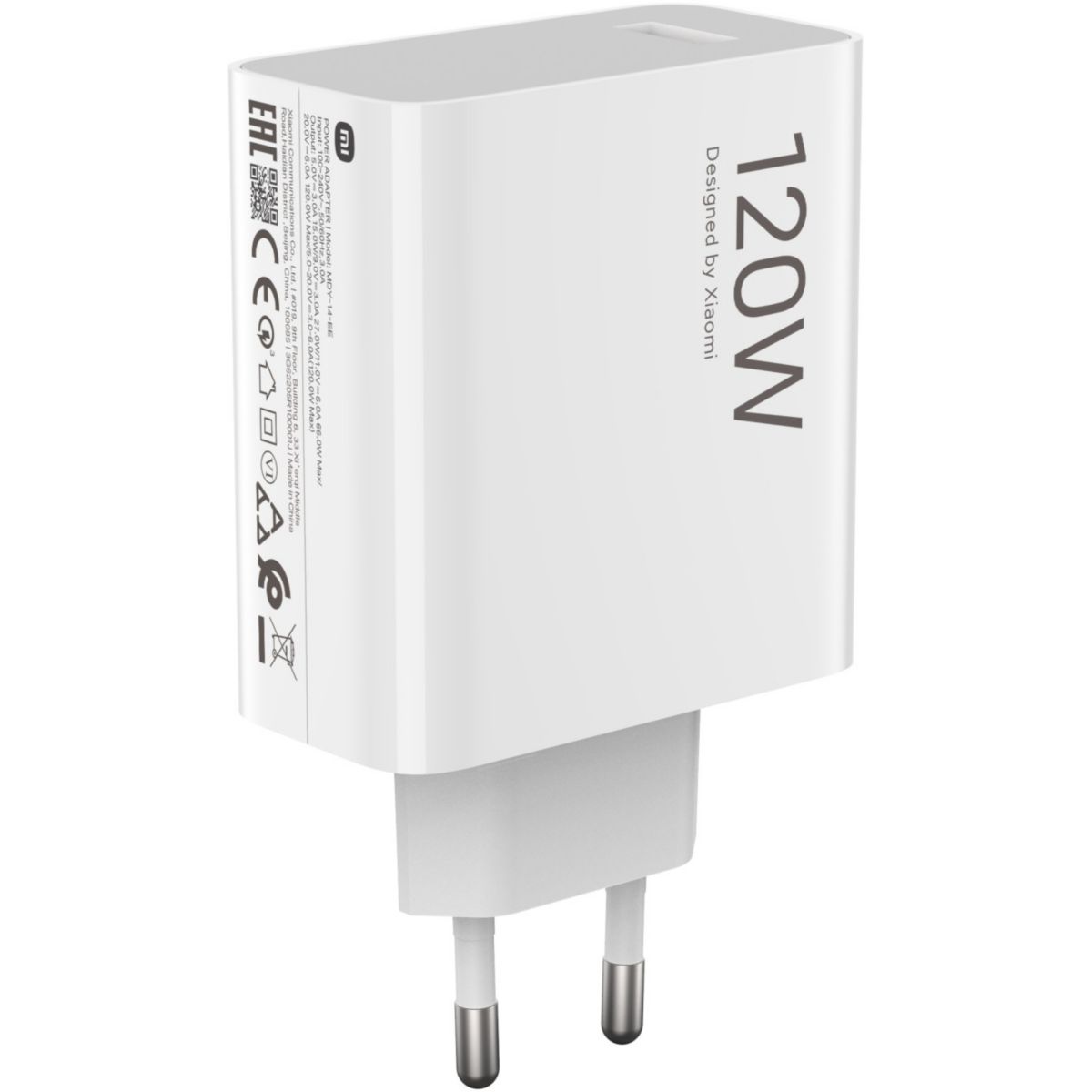 Chargeur ordinateur portable 120W HyperCharge Combo couleur unique, XIAOMI