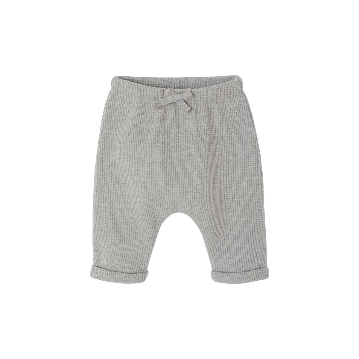 Pantalon naissance gris chiné, VERTBAUDET