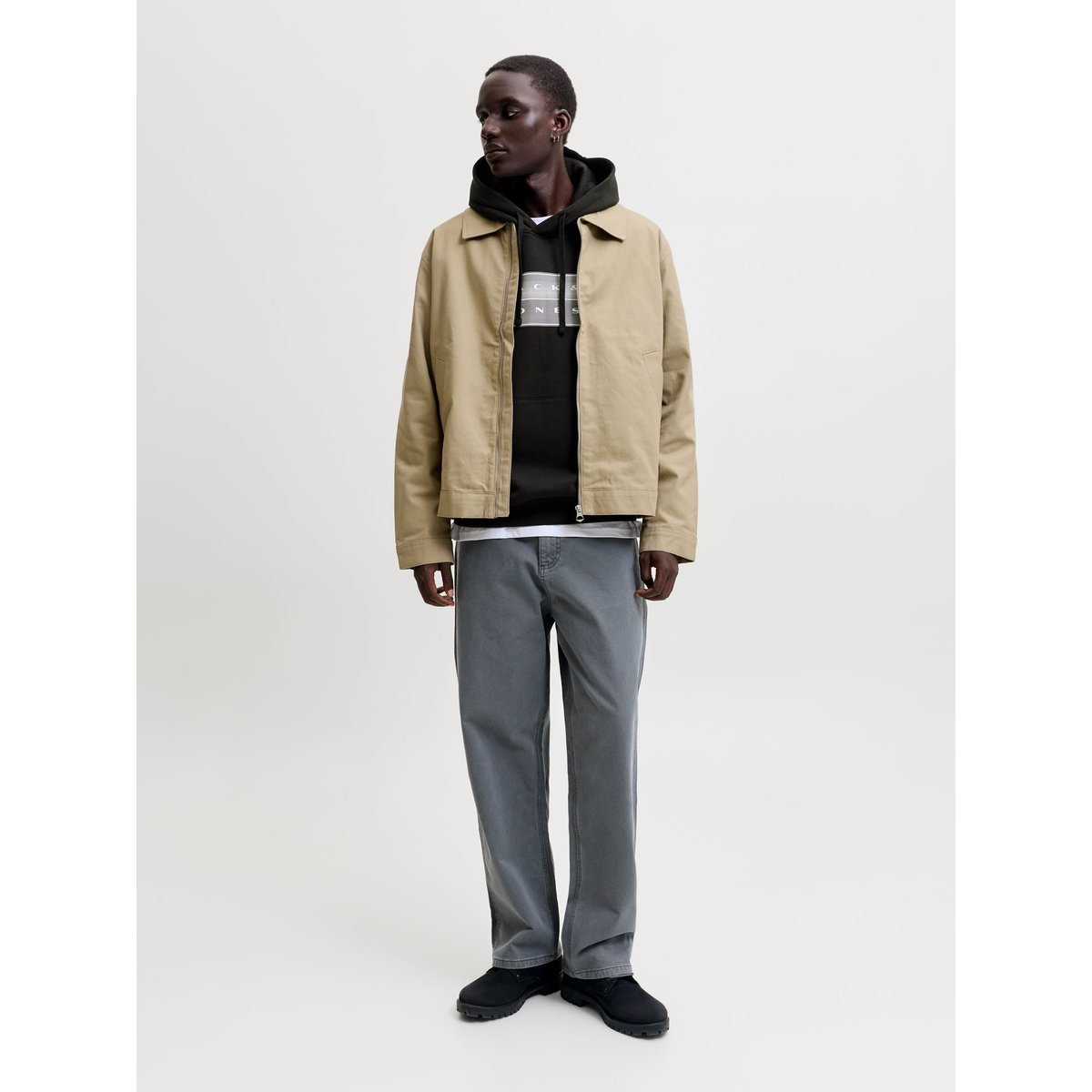 Sweat À Capuche black 1, JACK & JONES
