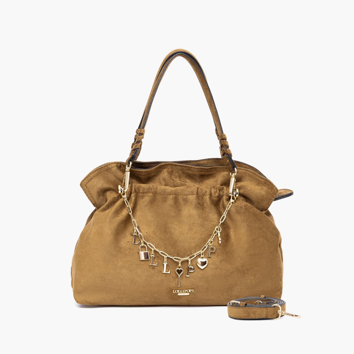 Petit sac shopper S Teana camel,doré, LOLLIPOPS