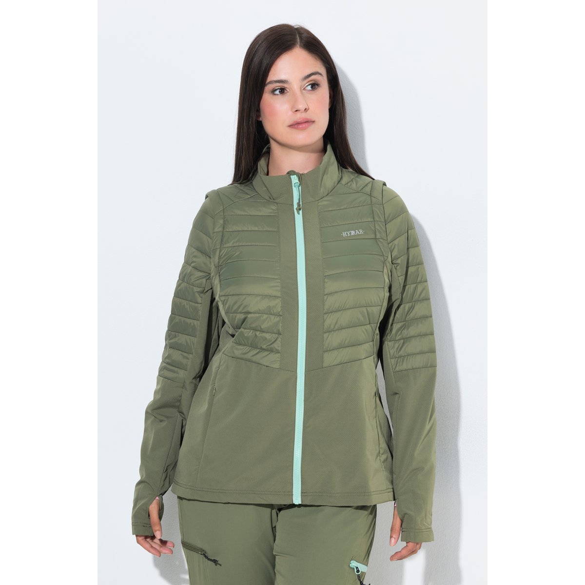 Veste technique HYPRAR 2-en-1 vert olive, ULLA POPKEN