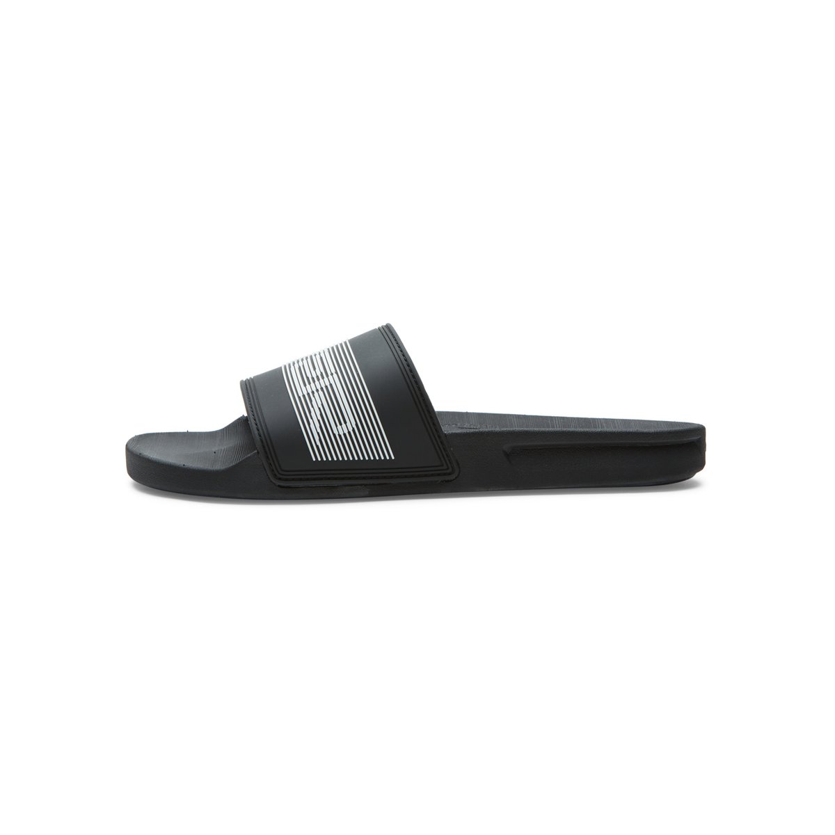 Claquettes RIVI WORDMARK SLIDE noir black 3, QUIKSILVER
