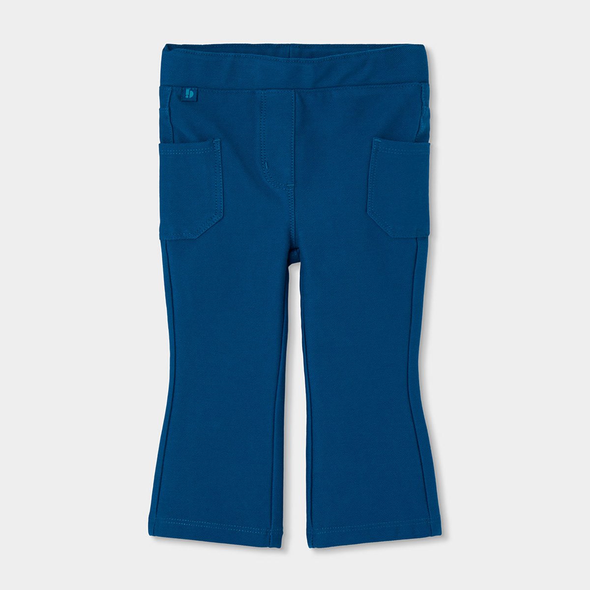 Pantalon fille en maille bleu, BOBOLI
