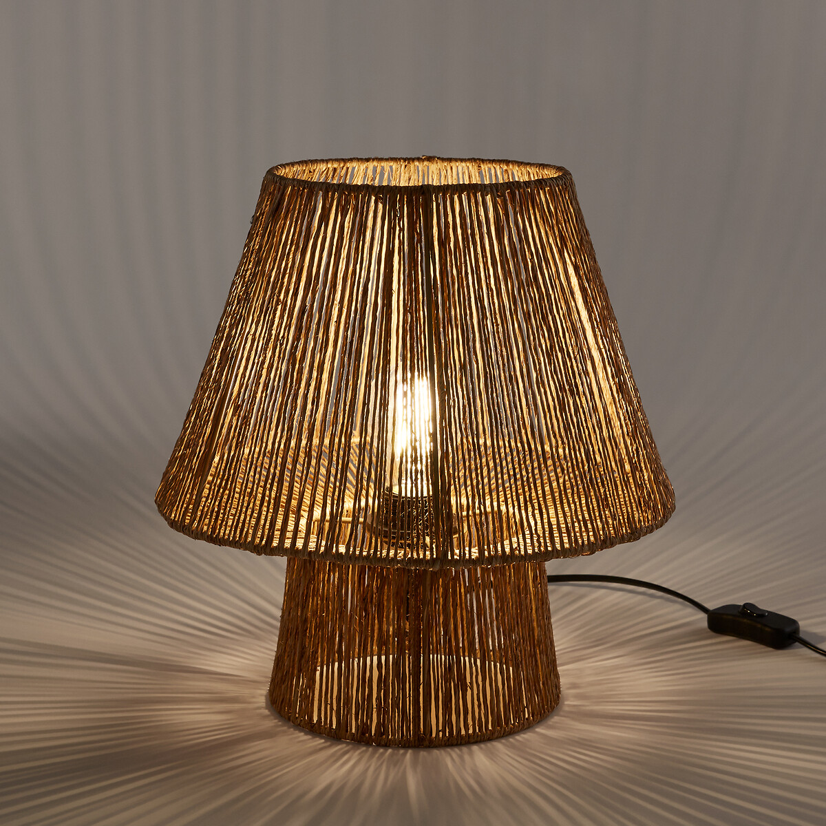 Lampe à poser en jute, Yaku naturel, LA REDOUTE INTERIEURS