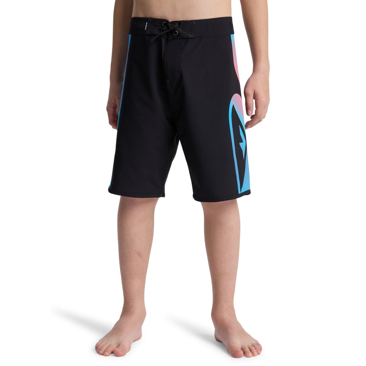 Boardshort SURFSILK HOLMES 17" noir black holmes, QUIKSILVER
