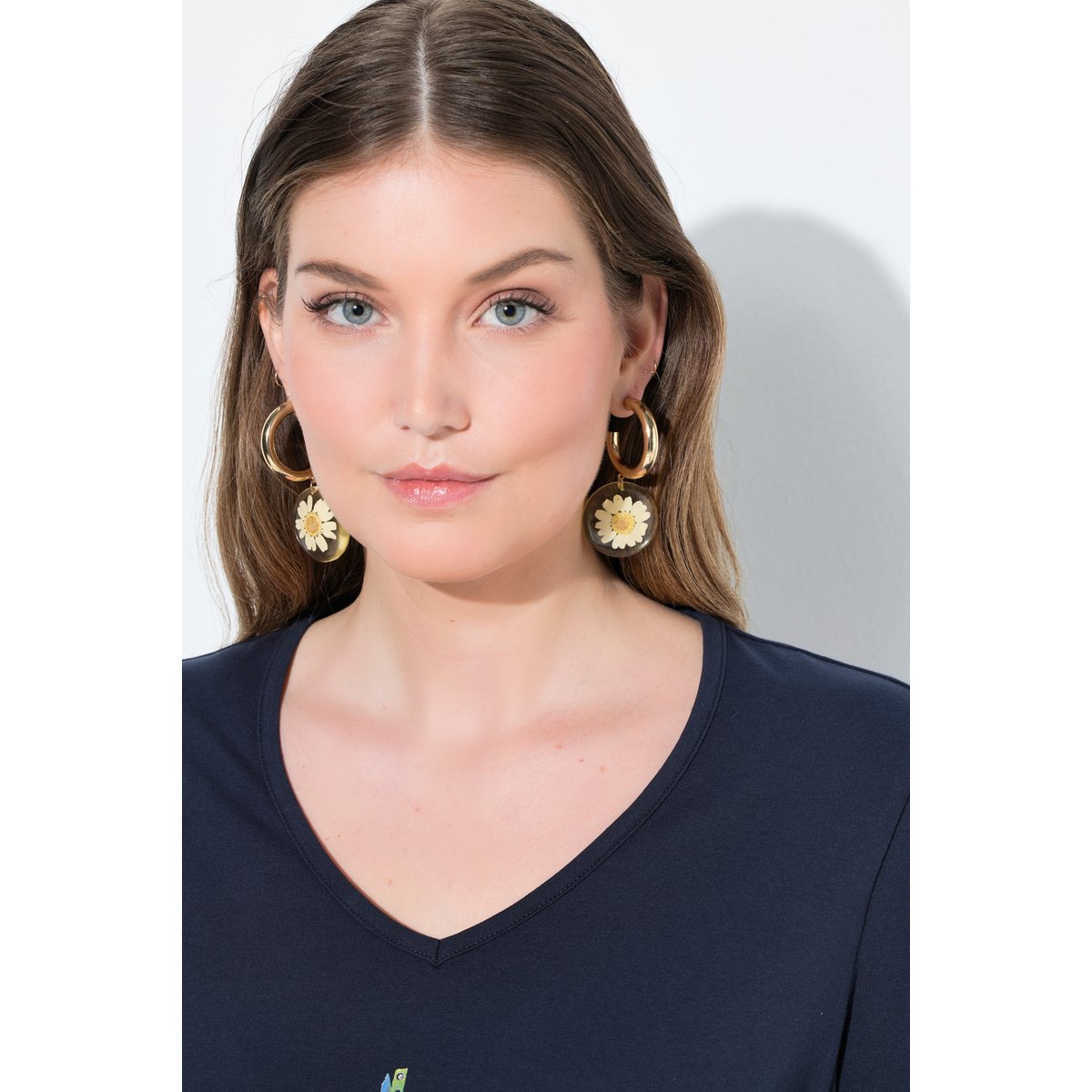 T-shirt avec motif soleil marine, ULLA POPKEN