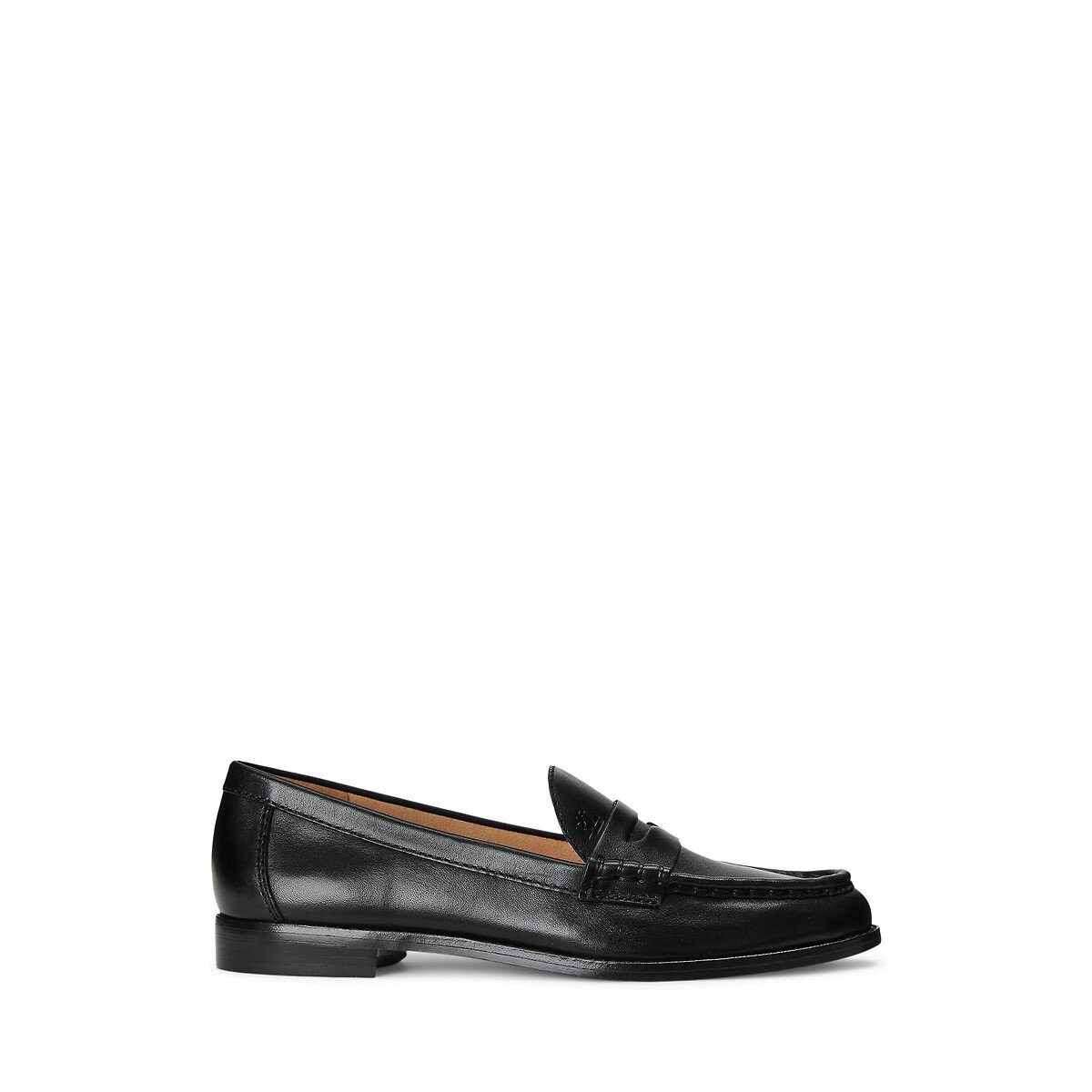 Mocassins classiques cuir WYNNIE noir, LAUREN RALPH LAUREN