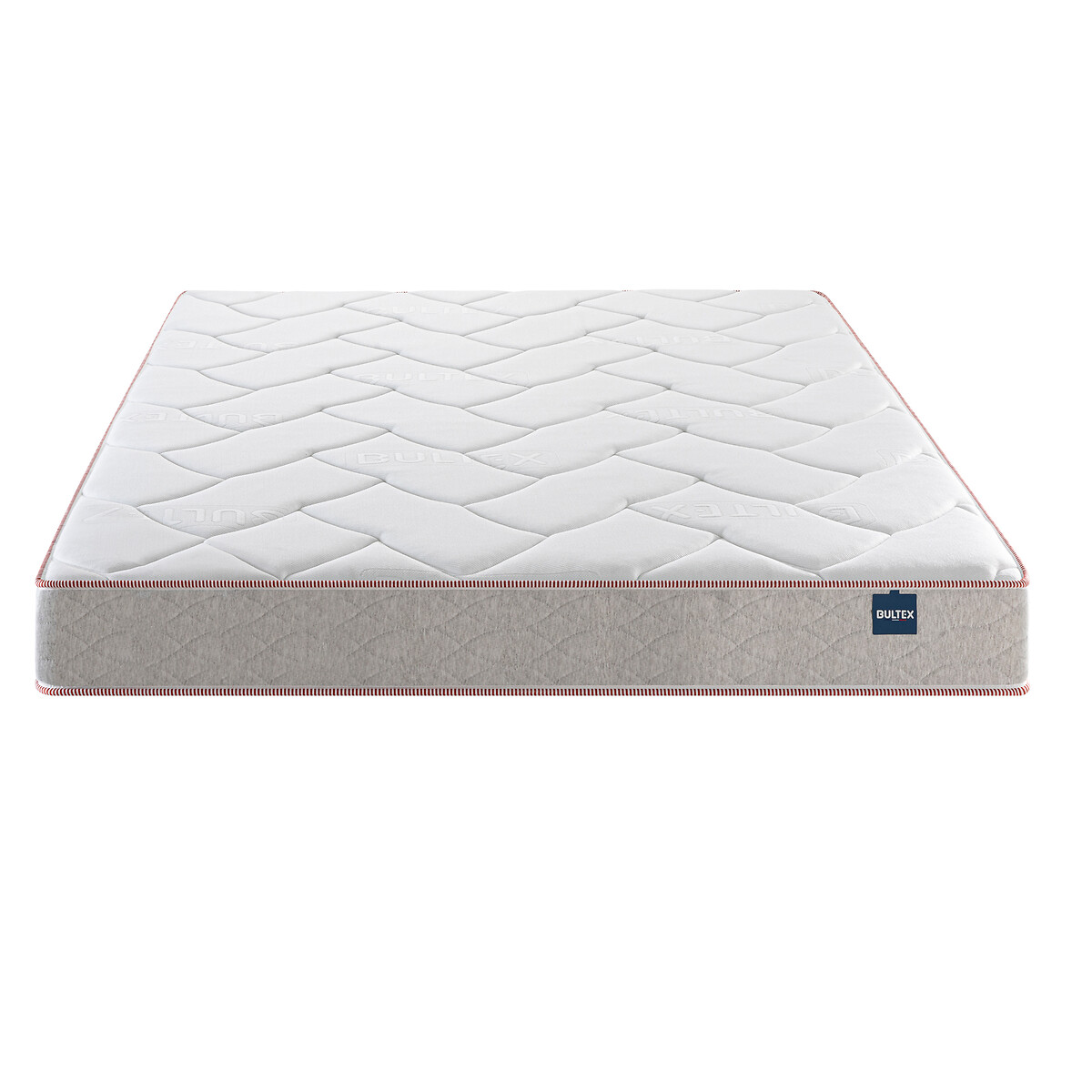 Matelas mousse Bultex nano 22 cm, Exploits blanc/gris chiné, BULTEX