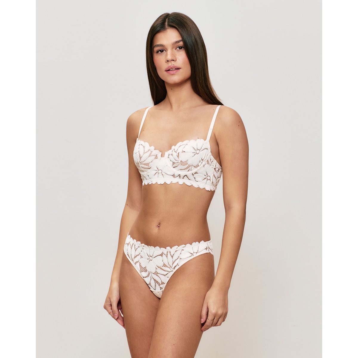 Soutien-gorge corbeille en dentelle RACHELIZ ecru, UNDIZ