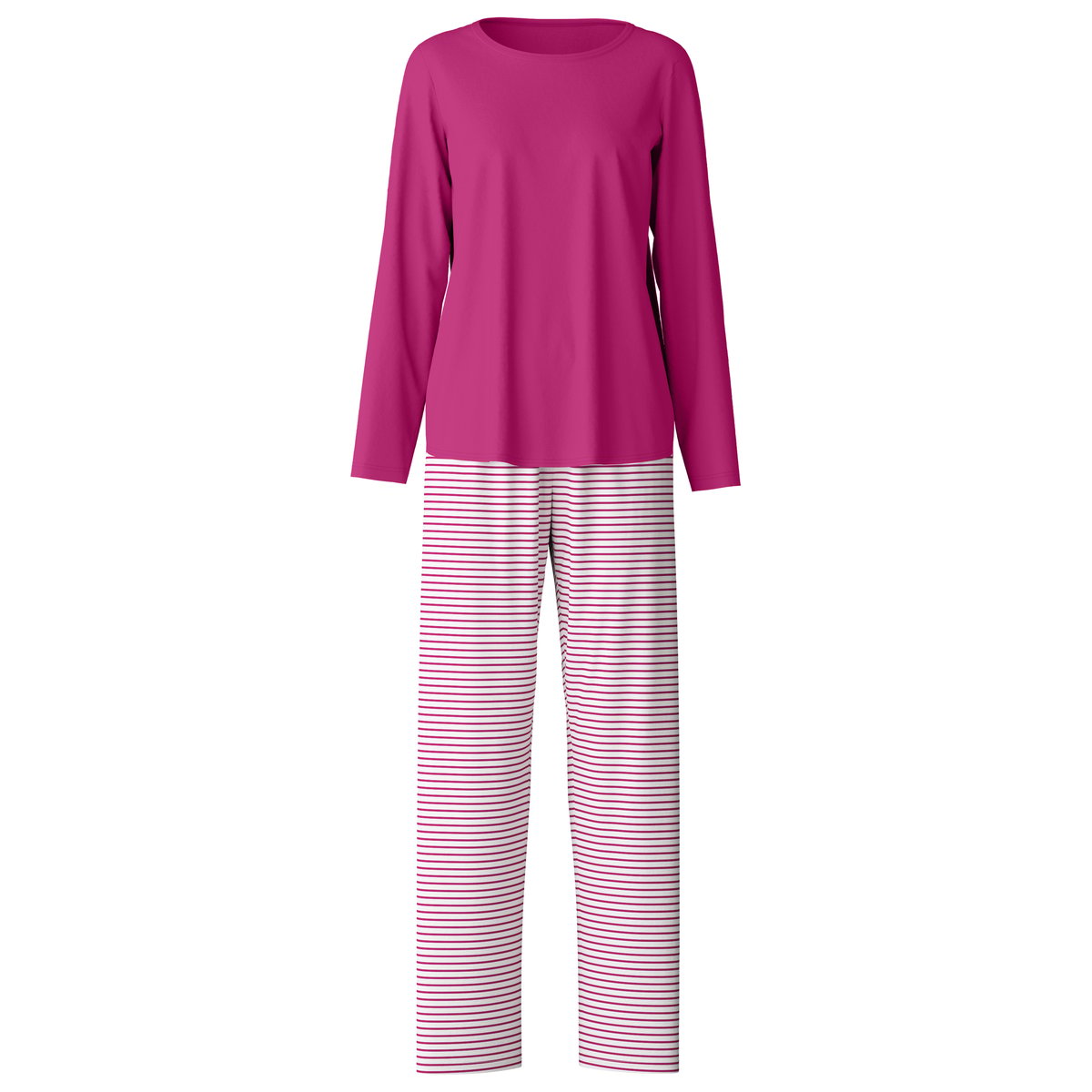 Pyjama, longue manches longues Coton COTTON SPECIAL very berry, CALIDA