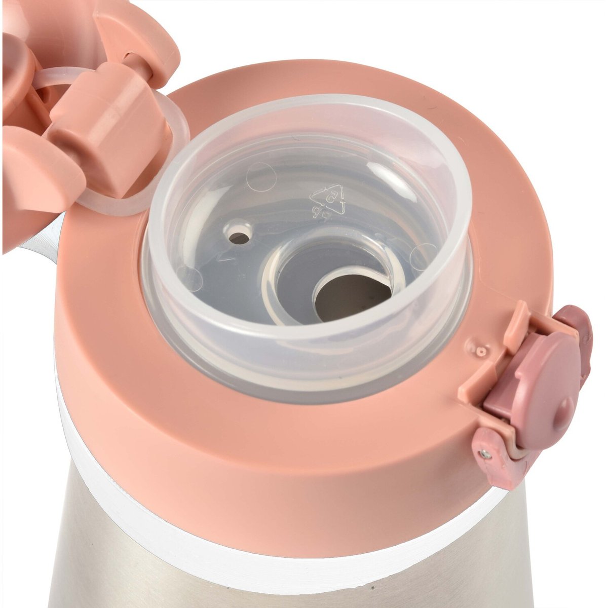 Gourde inox d'apprentissage nomade 350 ml rose ancienne, BEABA