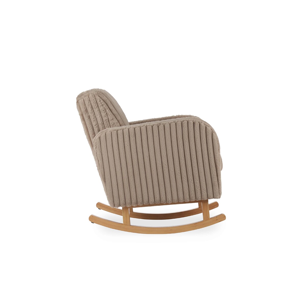 Etta Faux Fur Nursing Chair mink, CUDDLECO