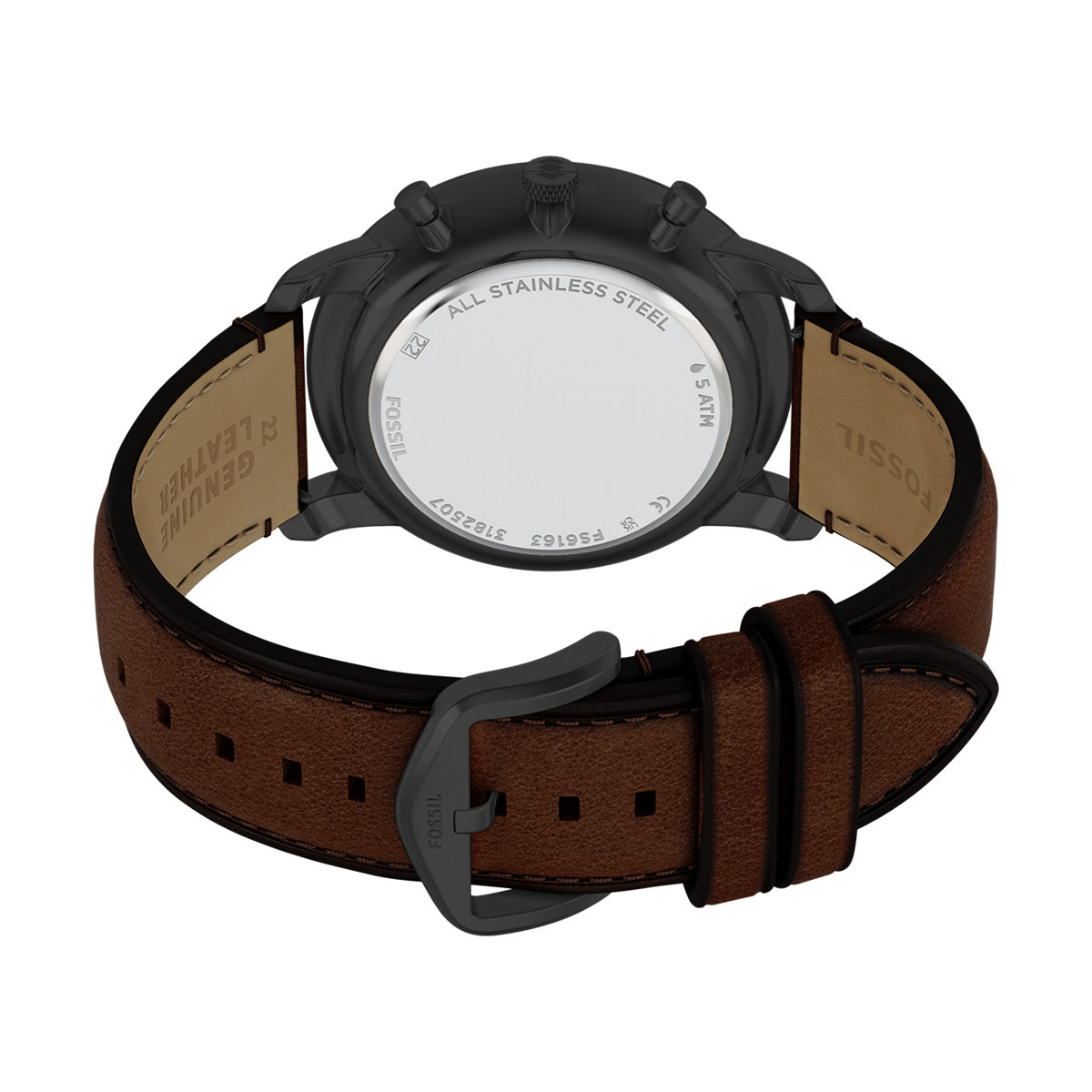 Montre Analogique NEUTRA noir brun marron, FOSSIL