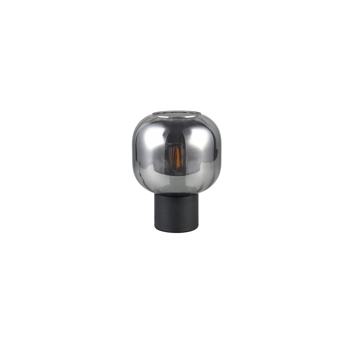 Lampe design en verre, DIVA gris, TRIO