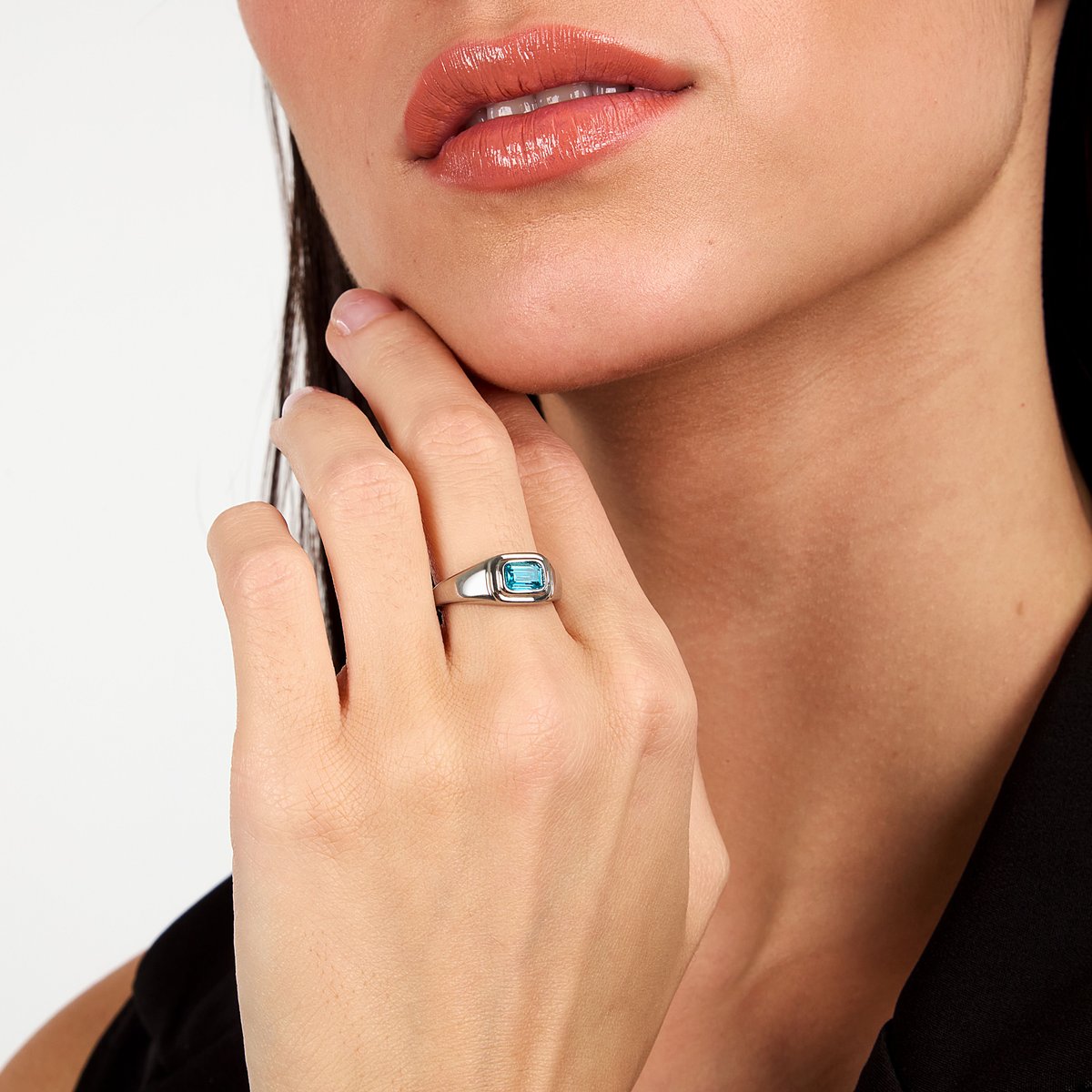 Bague T-DESIGN acier inoxydable, TRUSSARDI
