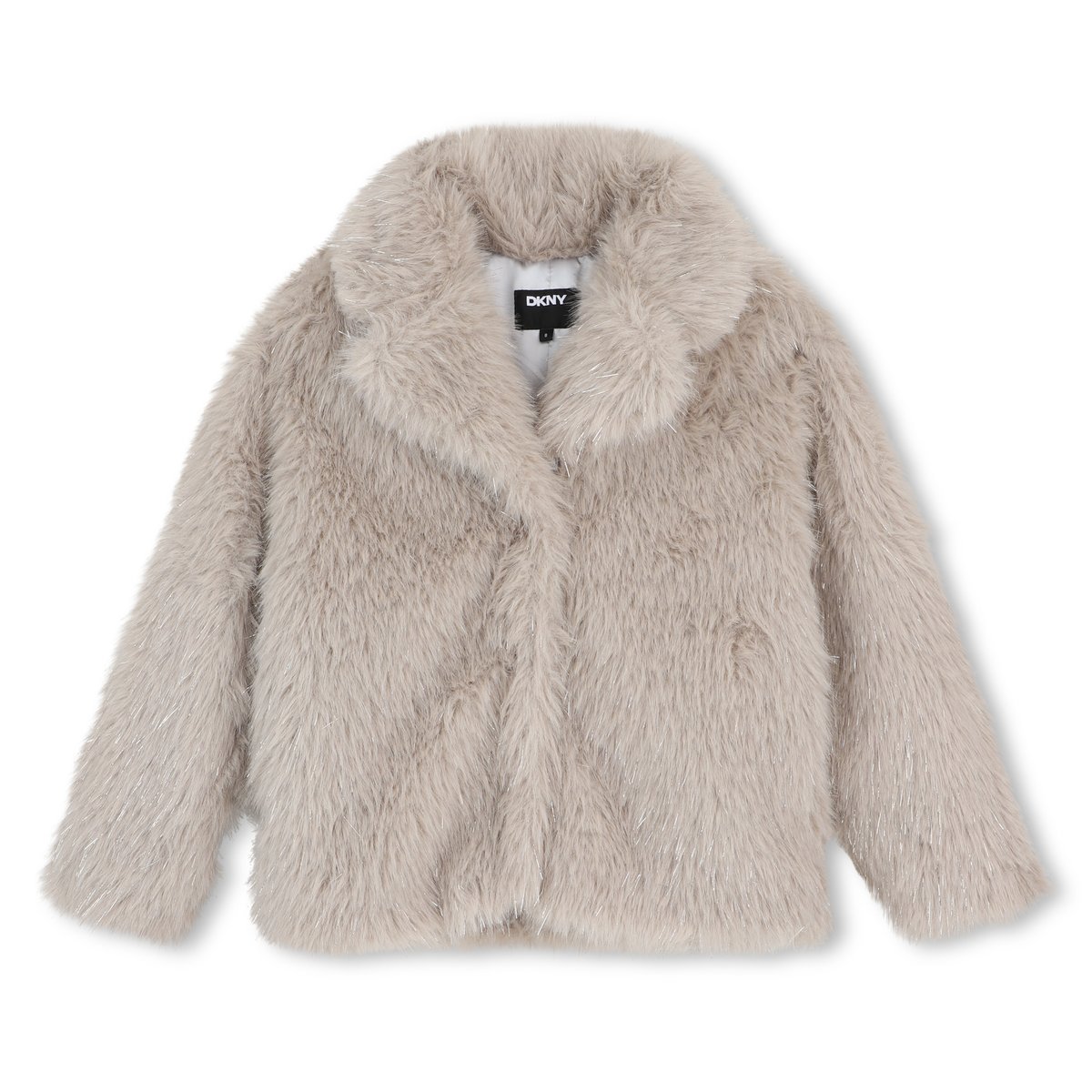 Manteau en polaire duveteuse poussiere, DKNY