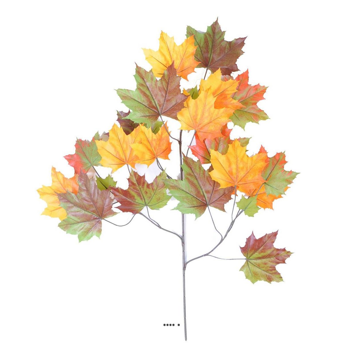 Branche de platane artificielle, 23 feuille automne, ARTIFICIELLES
