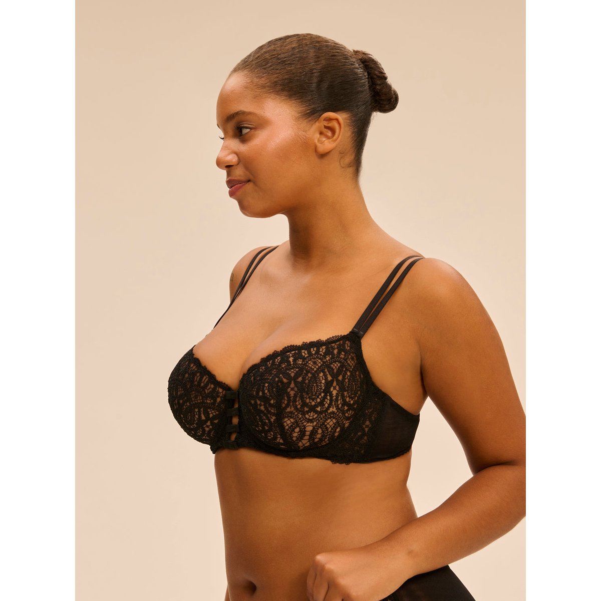 Soutien-gorge corbeille, SYMPHONIE noir, SIMONE PERELE