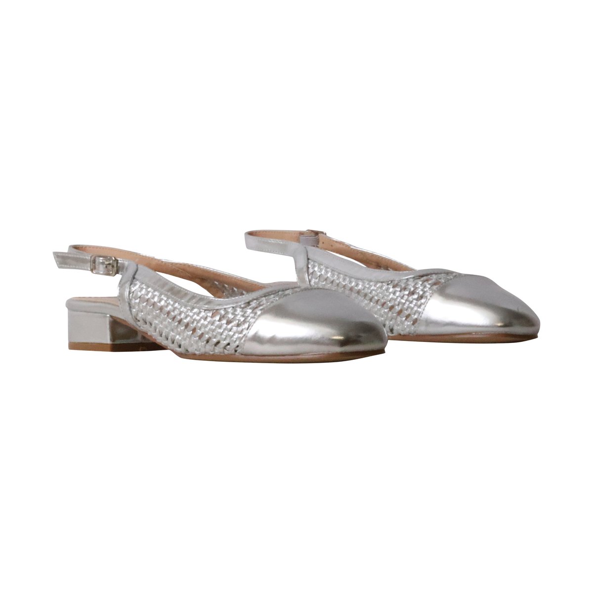 Escarpins à Brides argent/silver, ENZA NUCCI