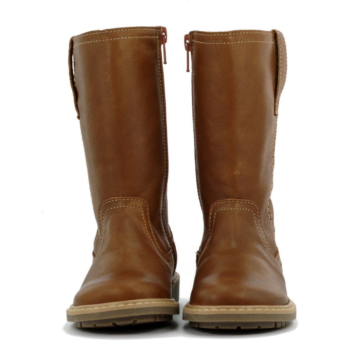 Boni Nicolas - bottes enfant en cuir marron, BONI&SIDONIE