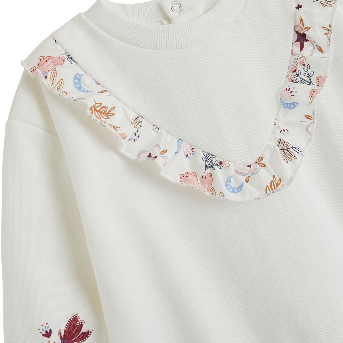 Ensemble bébé sweat et pantalon en molleton Cléo rose, PETIT BEGUIN