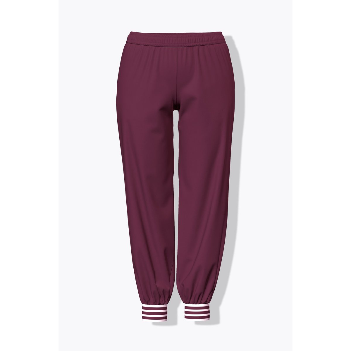 Pyjama avec broderie faon marron foncé, ULLA POPKEN