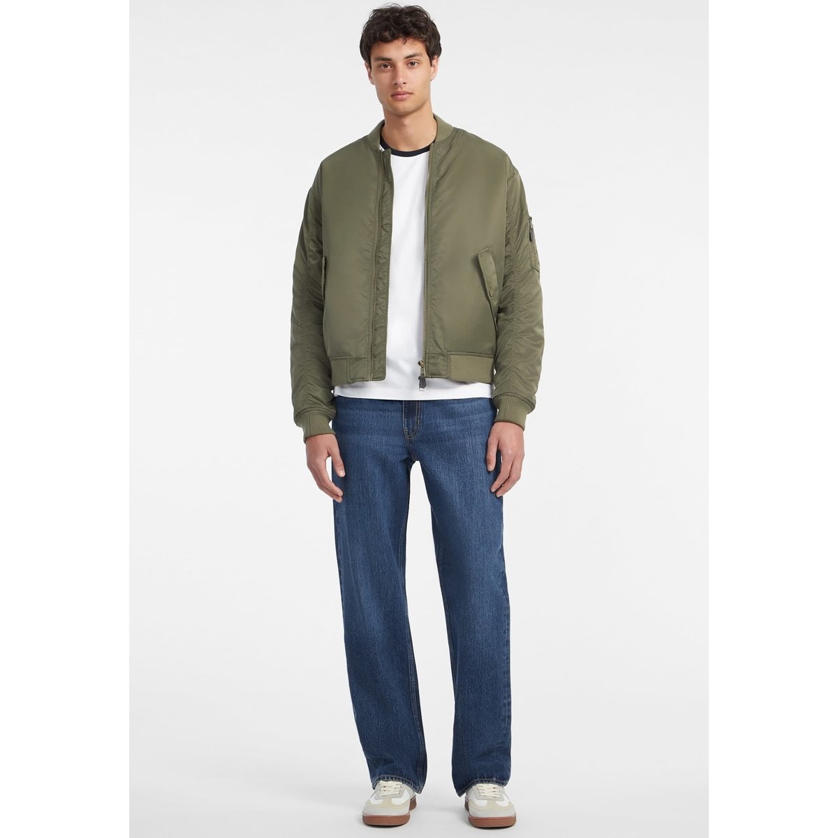 Blouson Bomber vert olive, GUESS JEANS