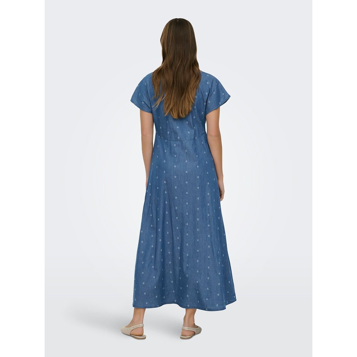 Printed Maxi Dress denim print, ONLY