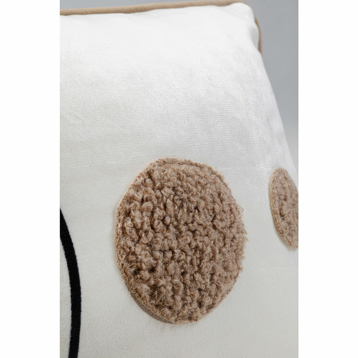 Coussin Magnet 50x30cm gris, KARE DESIGN