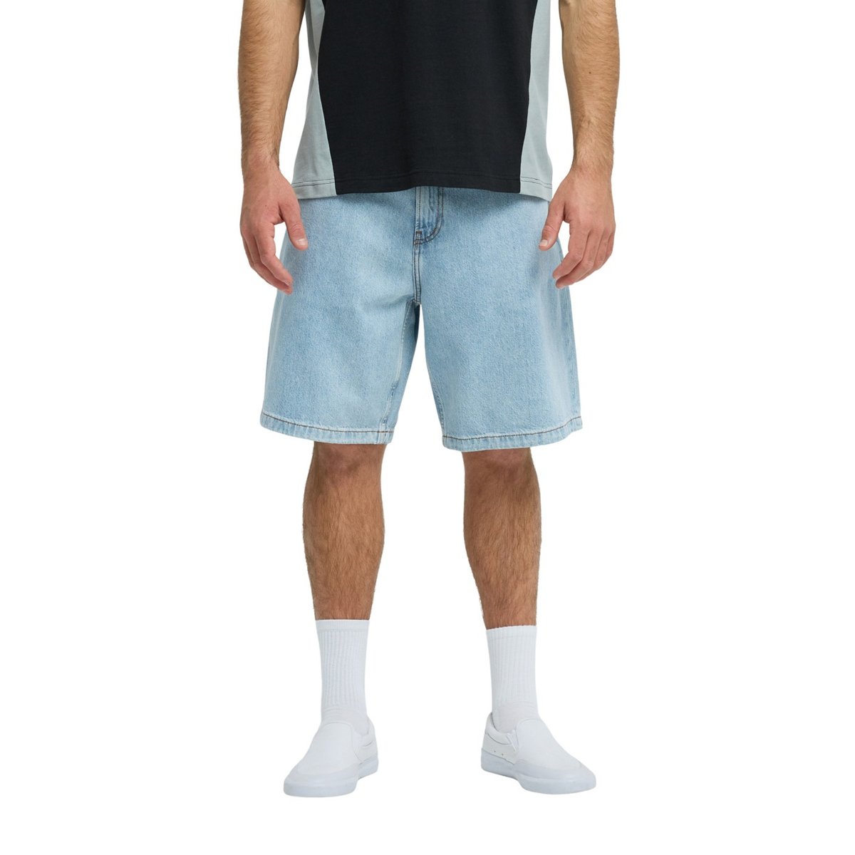 Short en denim bleu indigo light, QUIKSILVER