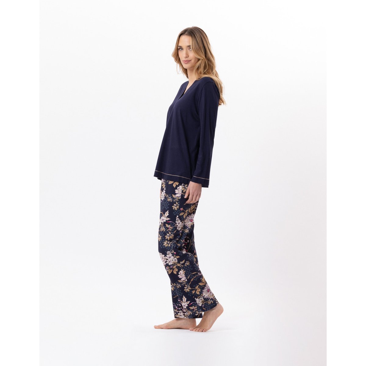 Pyjama en coton GLORIA 802 multicolore, LE CHAT