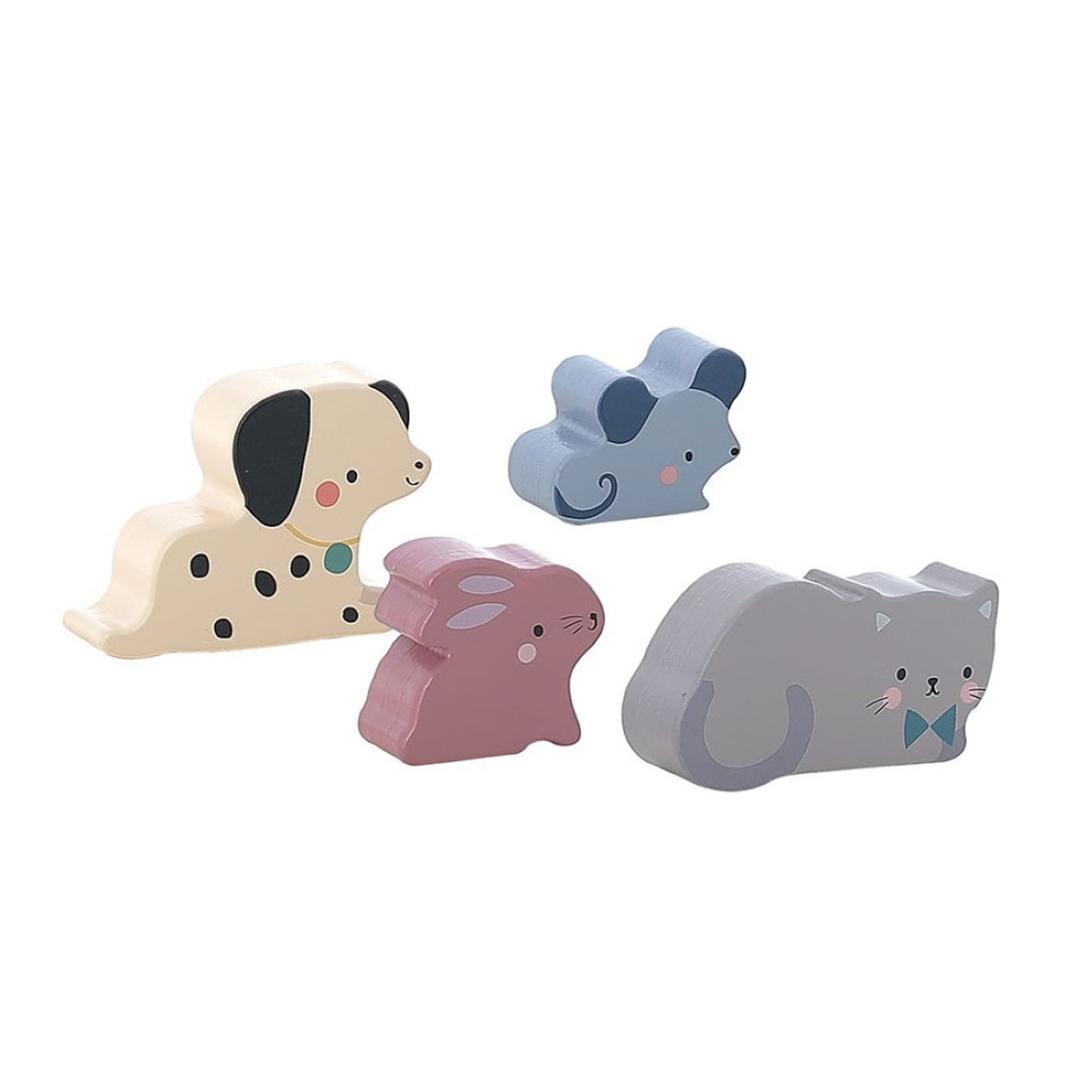 Mini ferme des formes beige, VILAC