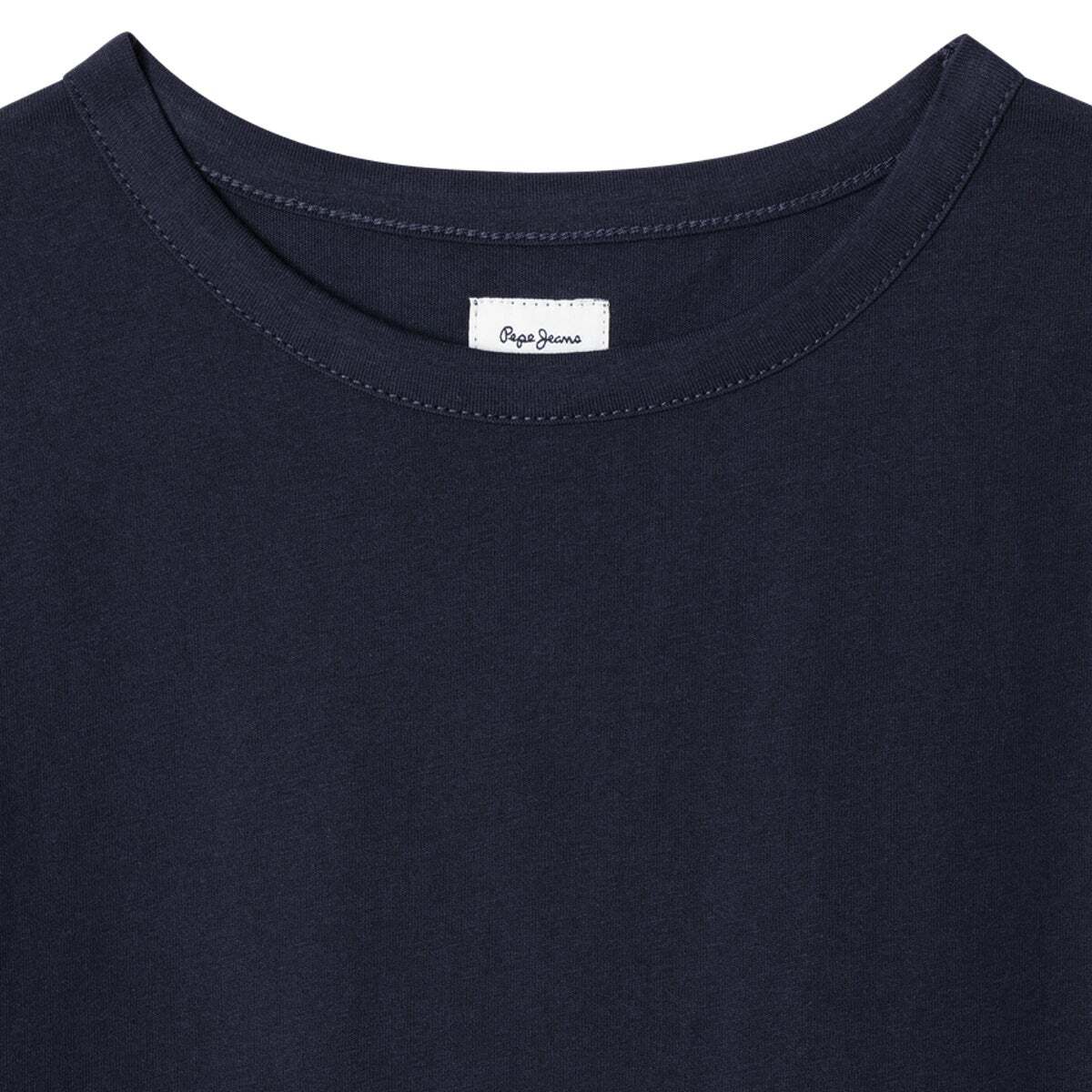 Robe Courte À Col Rond marine, PEPE JEANS