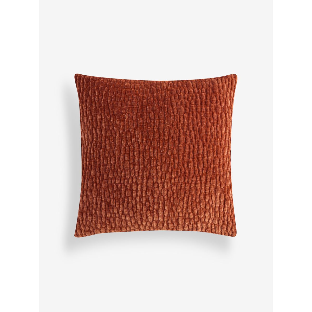 Coussin en chenille effet galets orange, NEXT