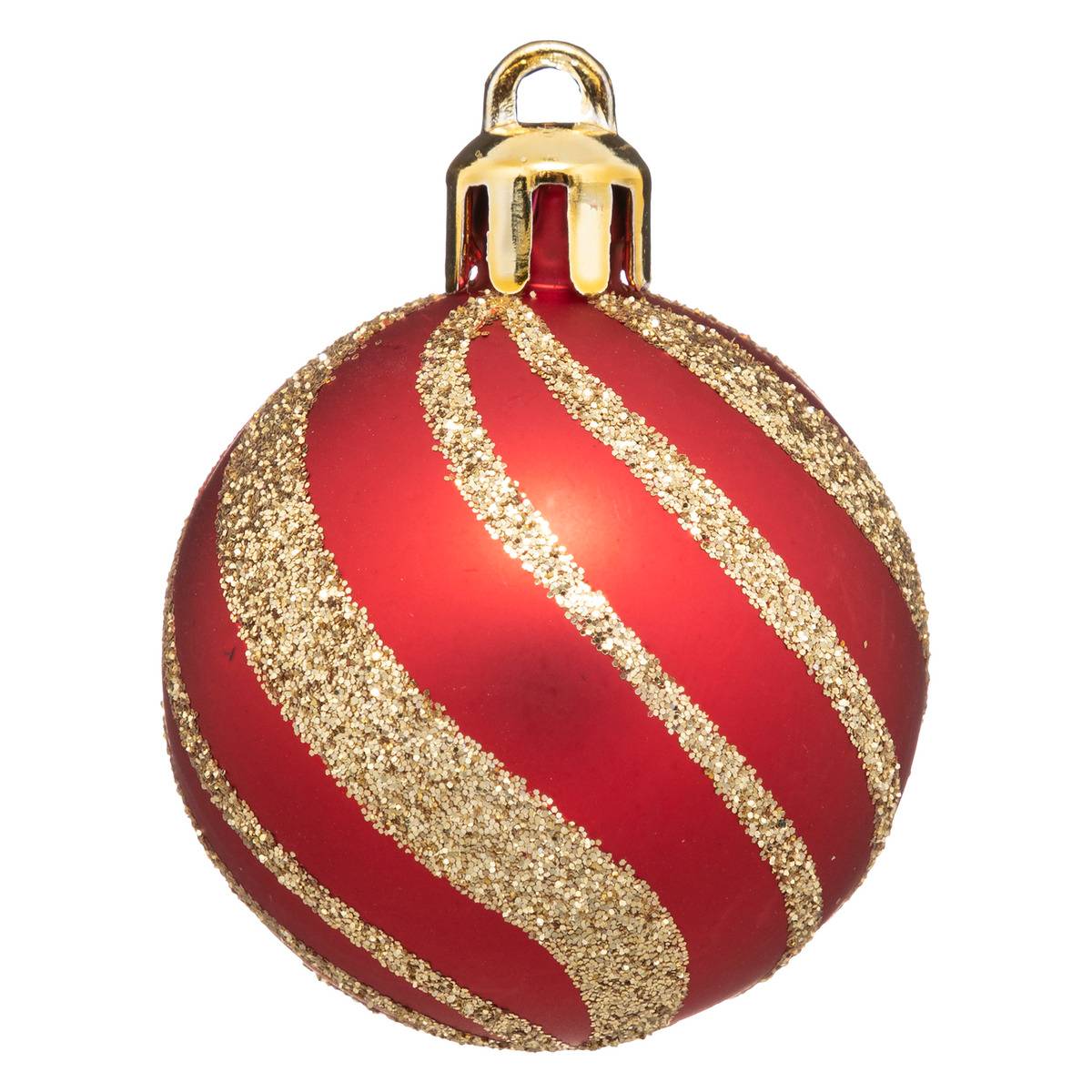 Boule De Noël 40mm X12 Delice vert, FEERIC LIGHTS & CHRISTMAS