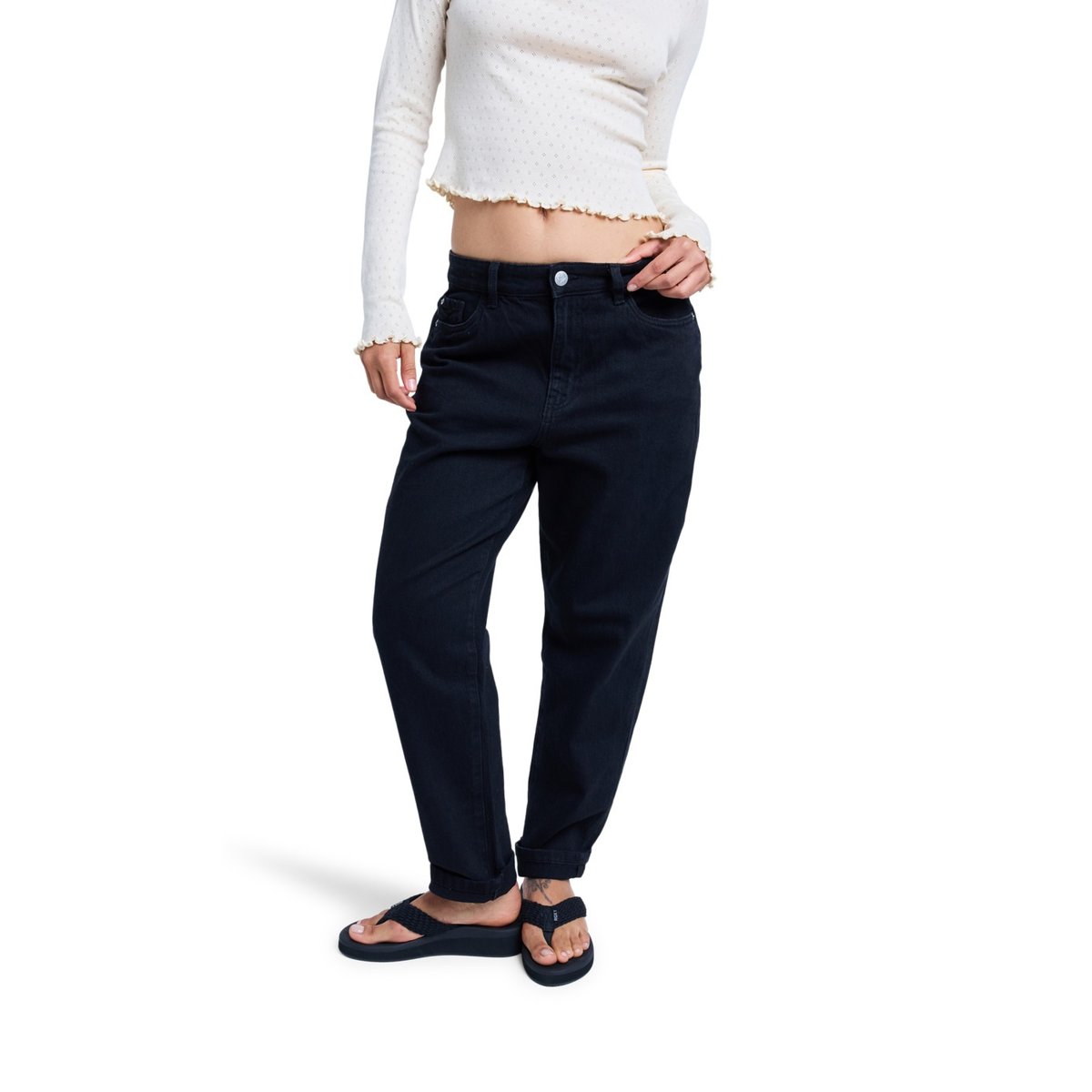 Jean court MINSK CORAL ECLIPSE. noir anthracite, ROXY