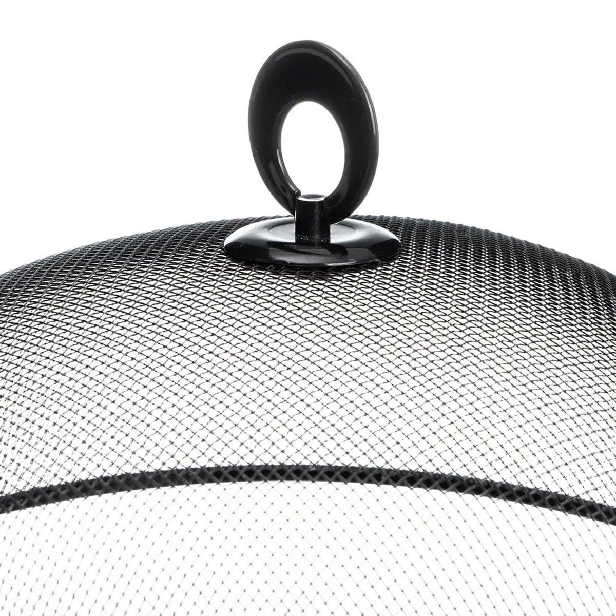 Cloche alimentaire en métal noir 27x27x11cm noir, WADIGA
