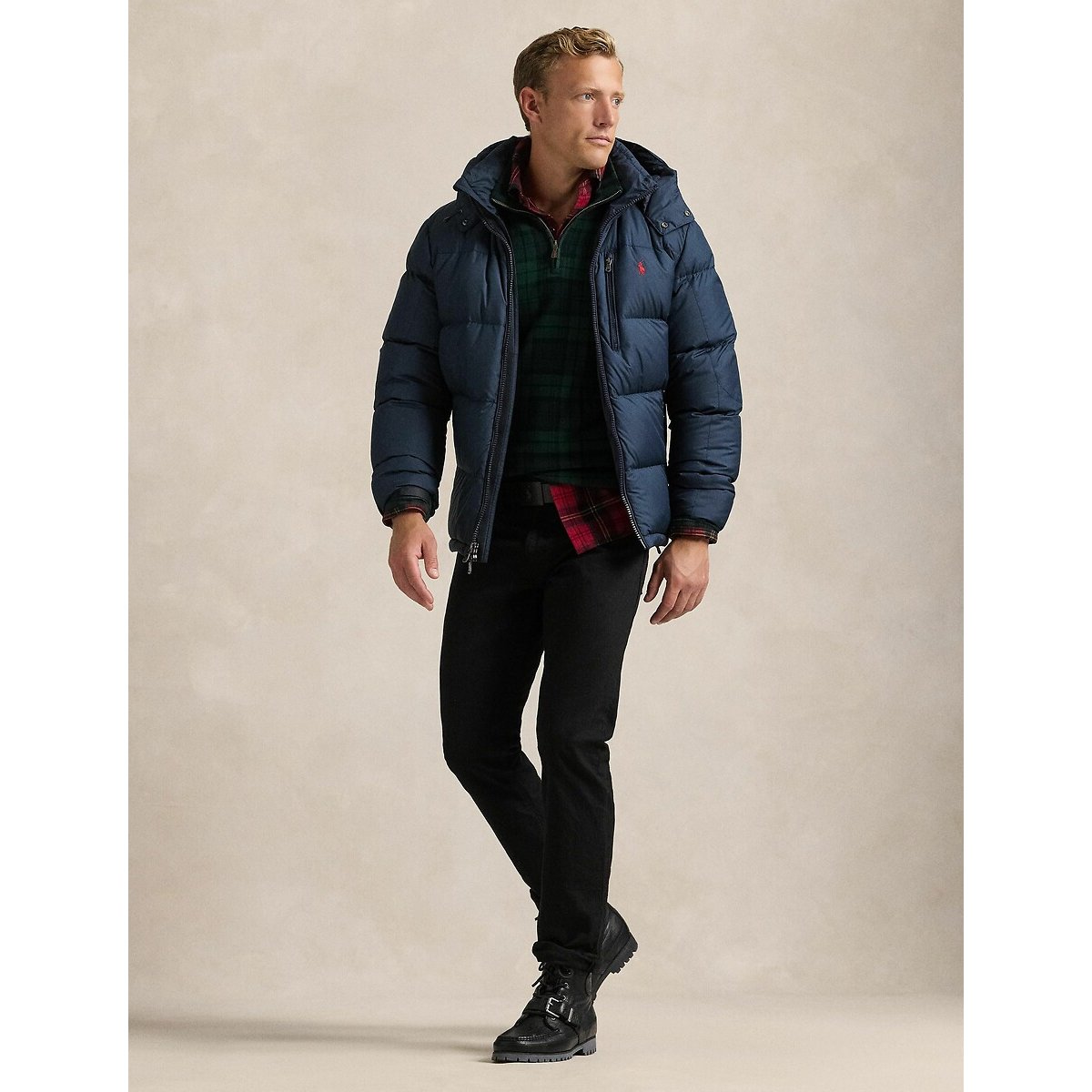 Gorham padded jacket navy blue, POLO RALPH LAUREN