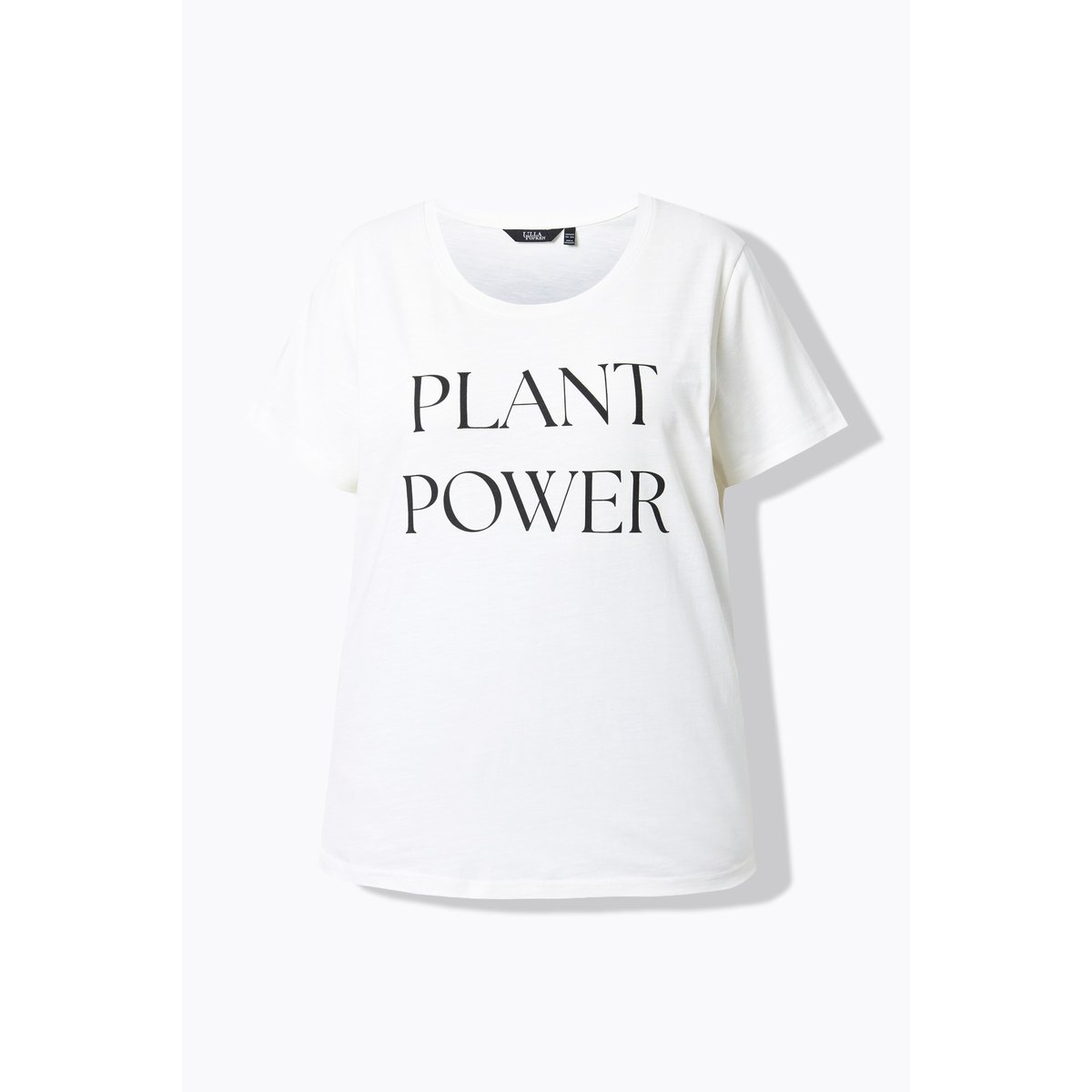 T-shirt « Plant Power », coupe Relaxed Fit blanc cassé, ULLA POPKEN