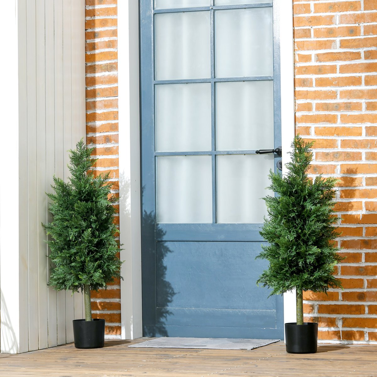 Plantes artificielles PE Vert vert, HOMCOM