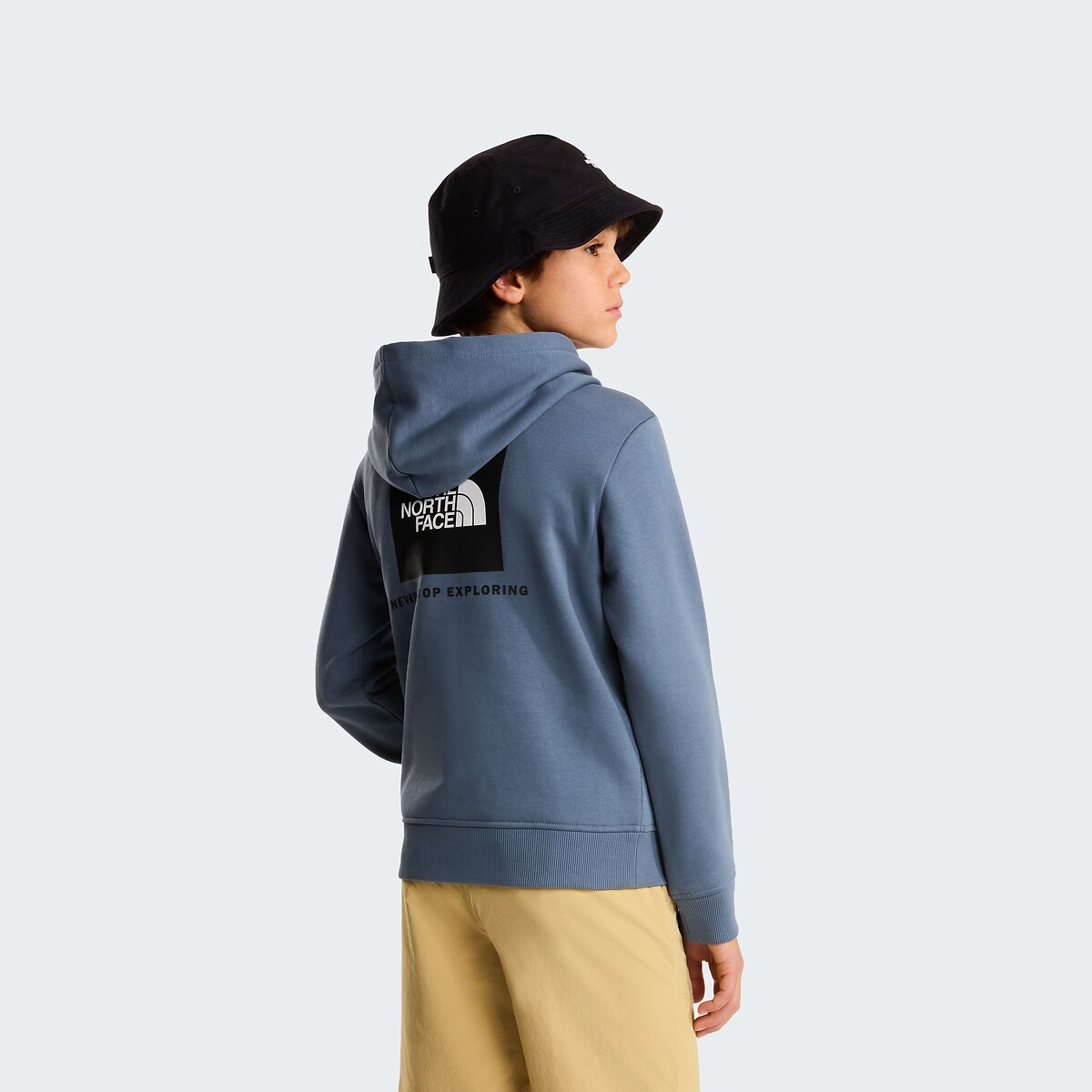 Sweat à capuche en molleton, BOX gris bleu, THE NORTH FACE